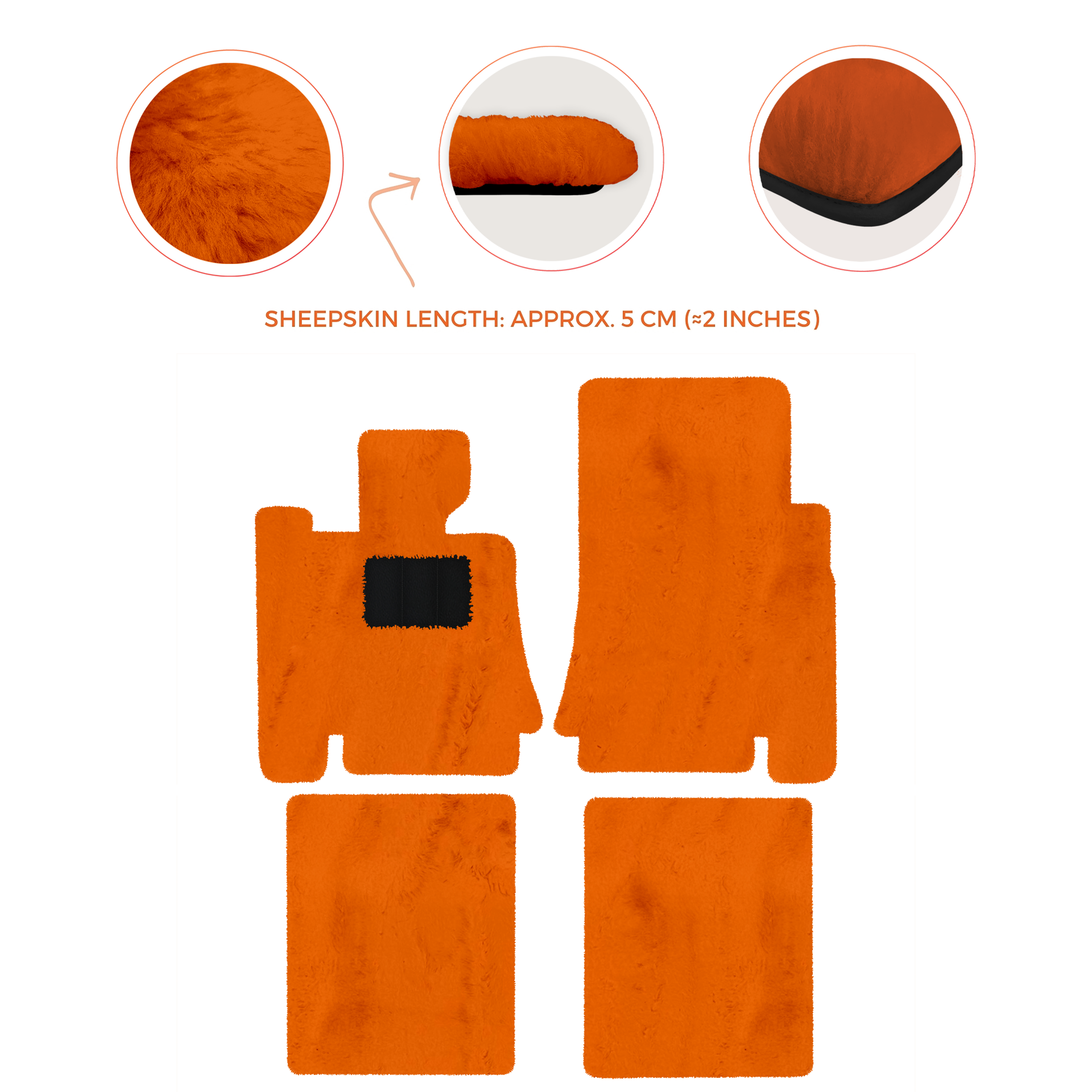 Premium Sheepskin Floor Mats for Bentley Mulsanne (2010-2020)