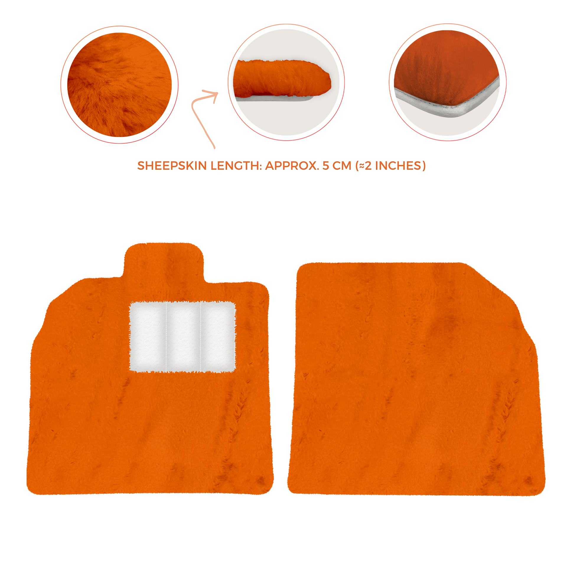 Customizable Black Floor Mats for Lamborghini Aventador SV | Orange Edition - AutoWin.EU