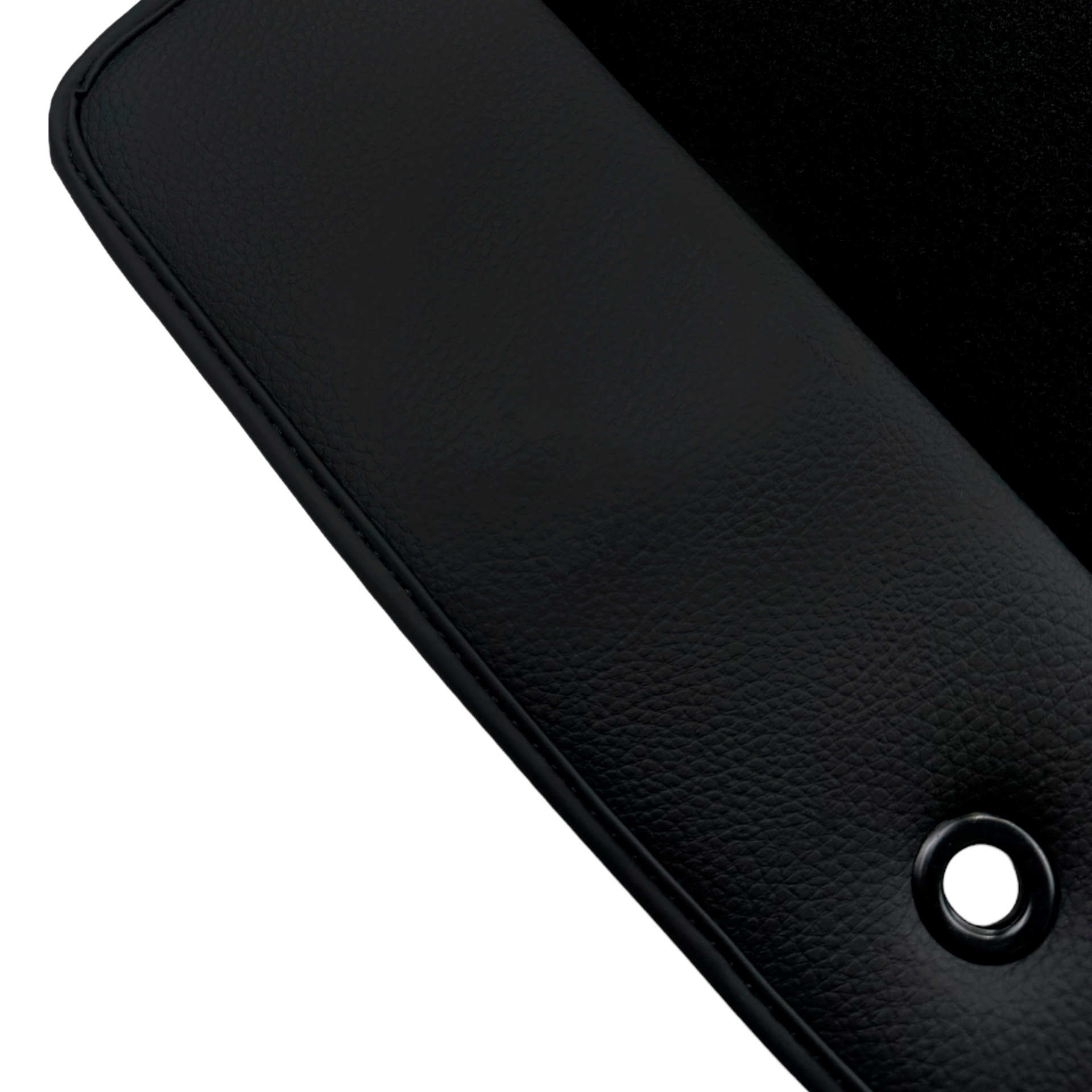 Black Floor Mats for Lincoln Aviator (2019-2024) with Leather | AutoWin