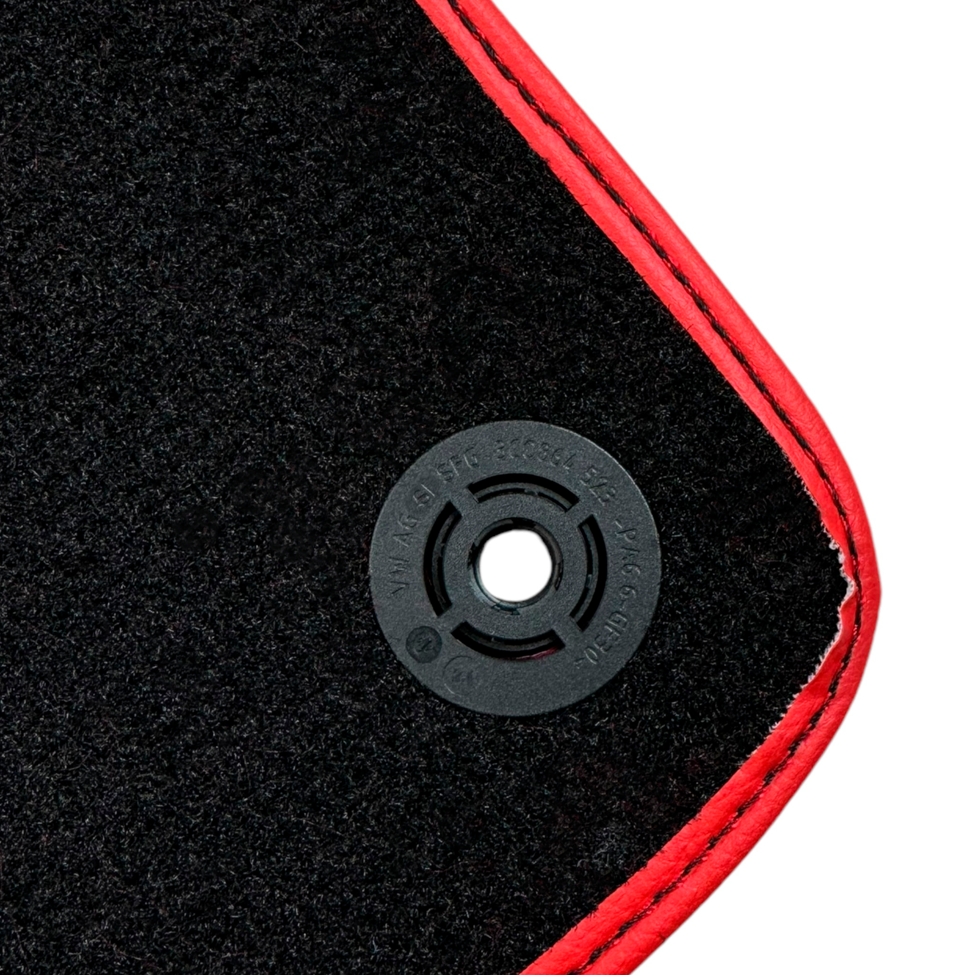 Red Sheepskin Floor Mats for Bentley Bentayga (2015-2023)