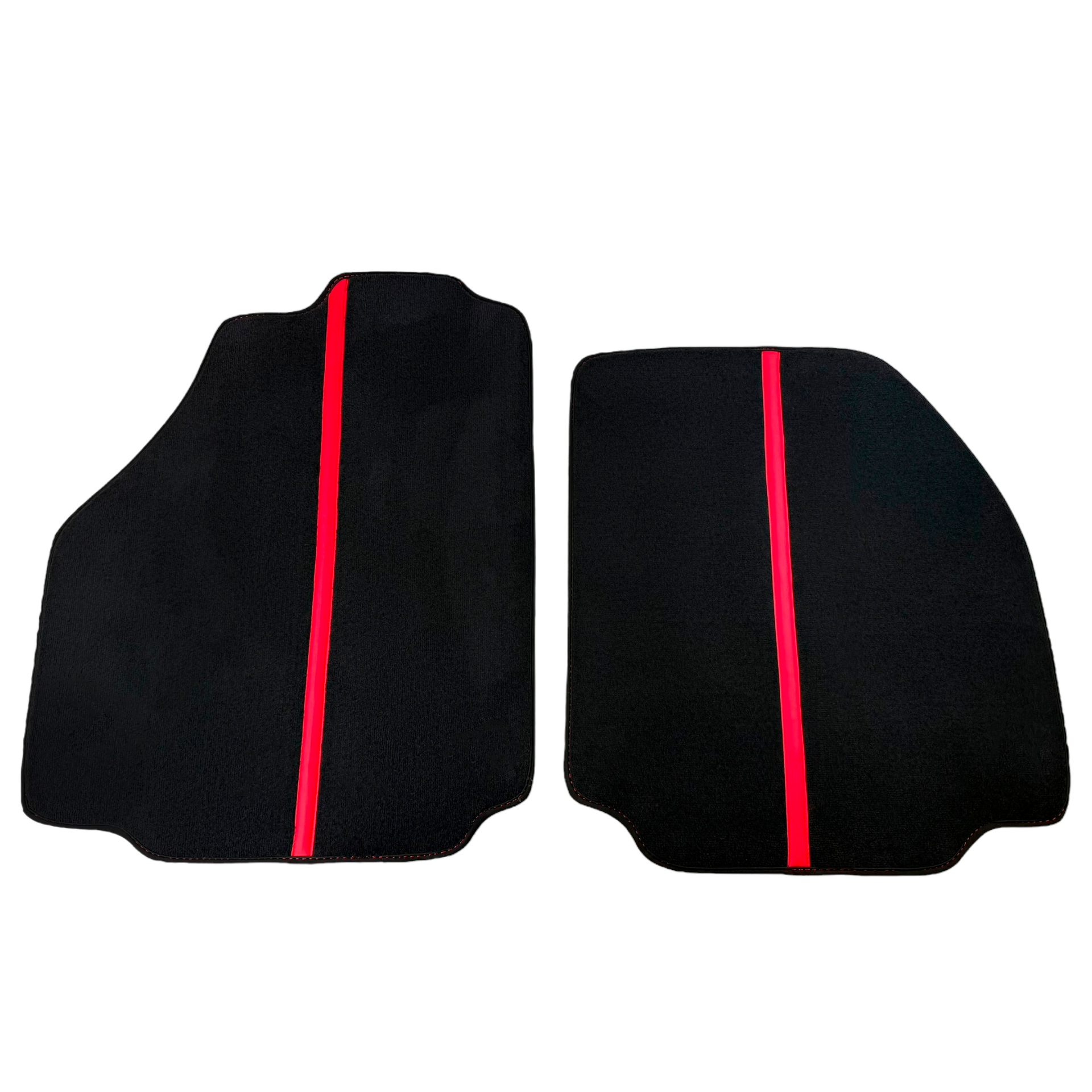 Black Car Floor Mats with Leather Line for Ferrari 458 Speciale (2012-2015) | Various Colors