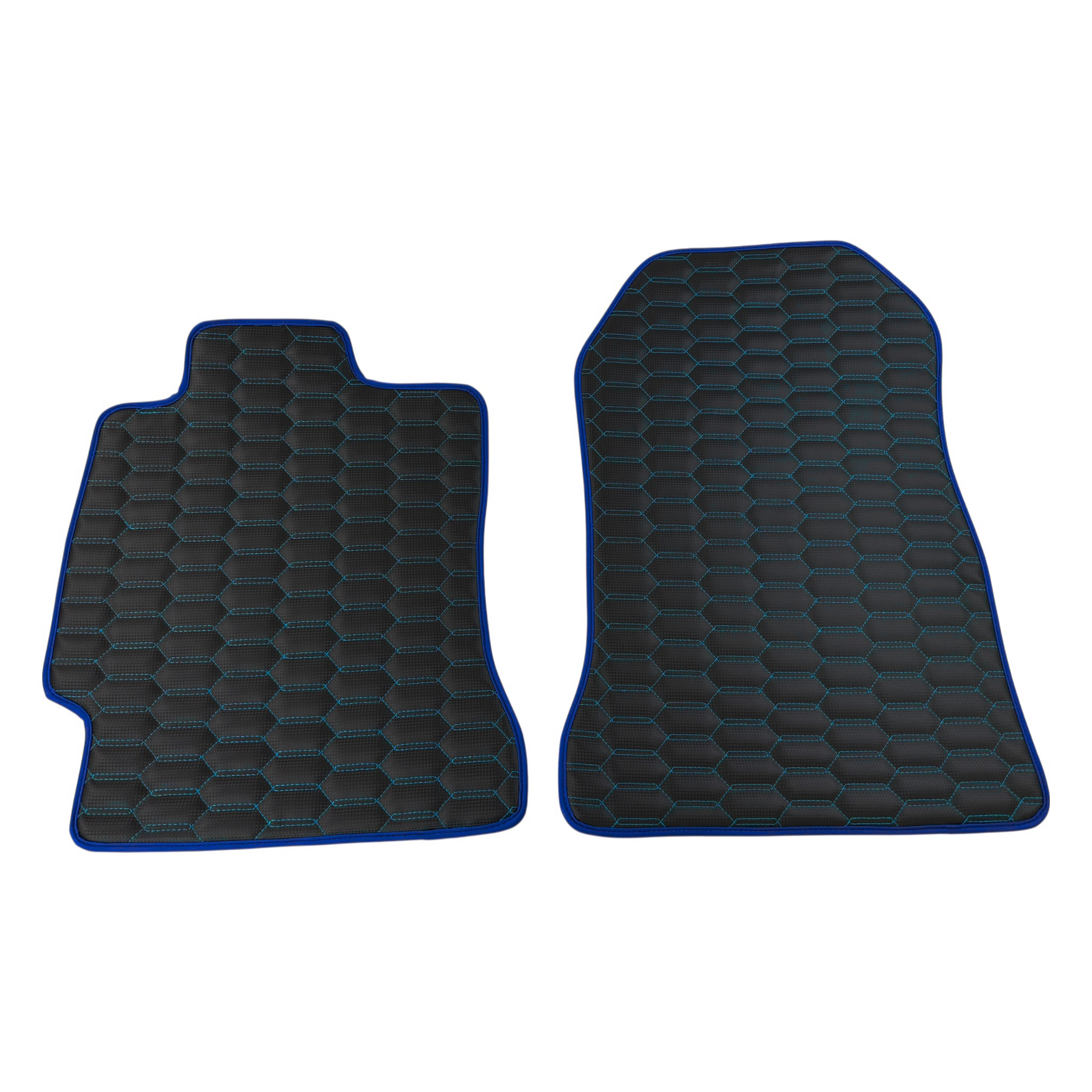 Premium Carbon Fiber Leather Floor Mats for Toyota GT86 (2012-2021)