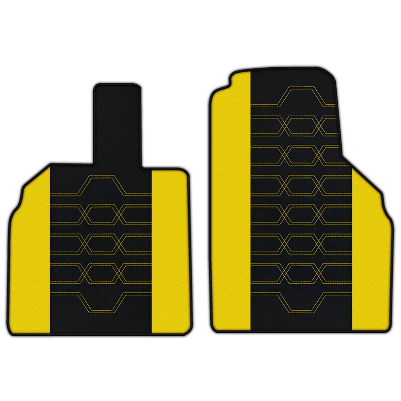 Customizable Leather Floor Mats with AH01 Pattern for Lamborghini Aventador (2012-2022)