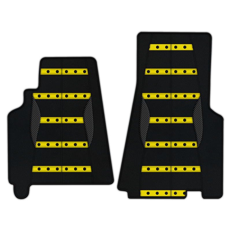 Leather Floor Mats with AW22 Pattern for Ferrari 550 Maranello (1996-2002)