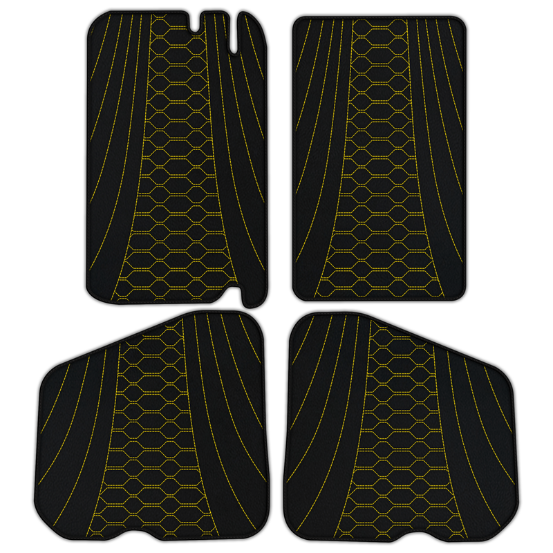 Customizable Leather Floor Mats with AW36 Pattern for Rolls Royce Shadow (1965-1977)