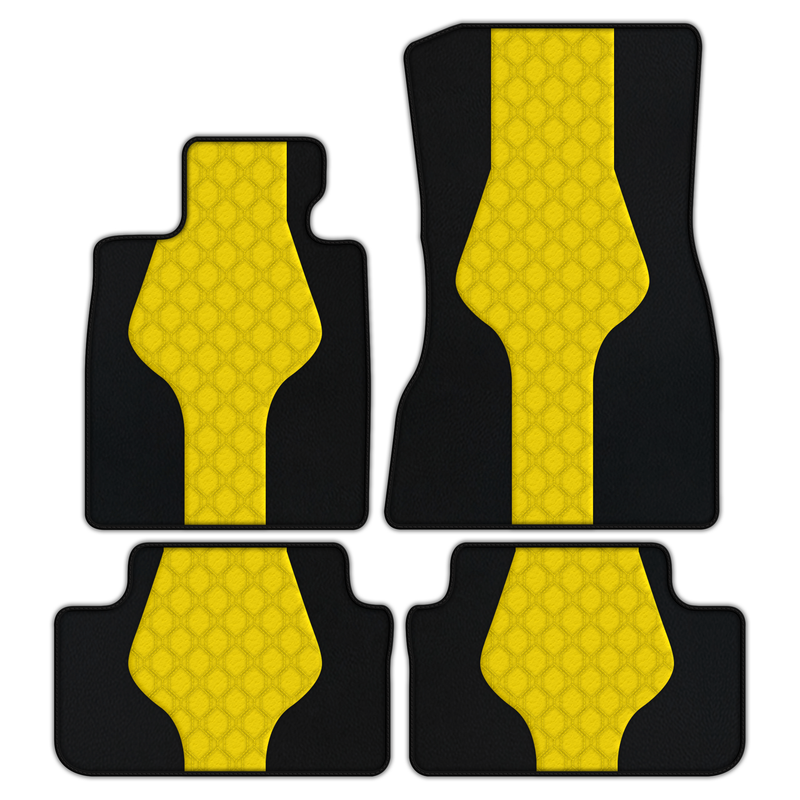 Customizable Leather Floor Mats with AW19 Pattern for BMW M8 F92 2-door Coupe (2019-2024)