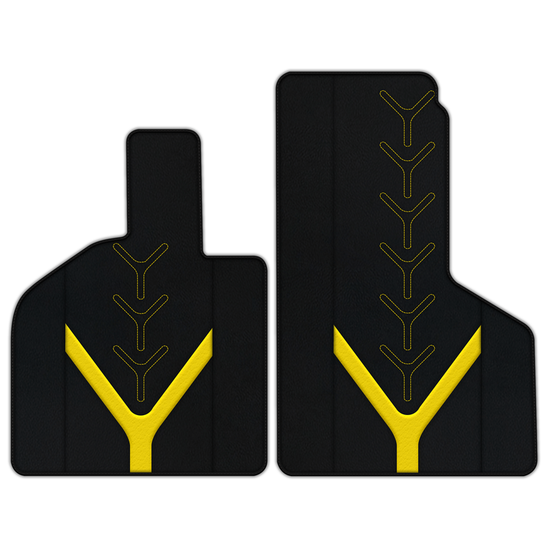 Customizable Leather Floor Mats with AW25 Pattern for Lamborghini Huracan STO (2021-2024)
