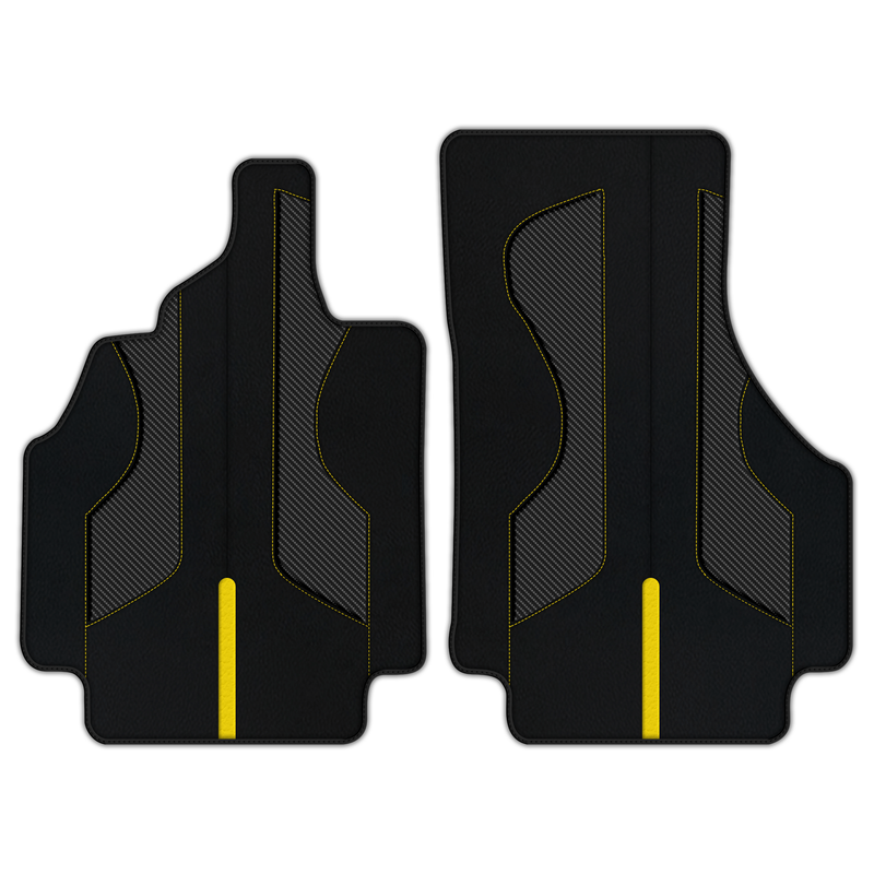 Customizable Leather Floor Mats with AW35 Pattern for Audi R8 (2007-2015)