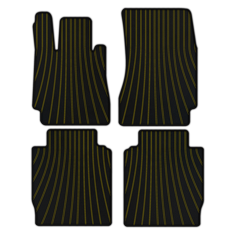 Customizable Leather Floor Mats with AW07 Pattern for Mercedes Benz Maybach 57S (2003-2013)