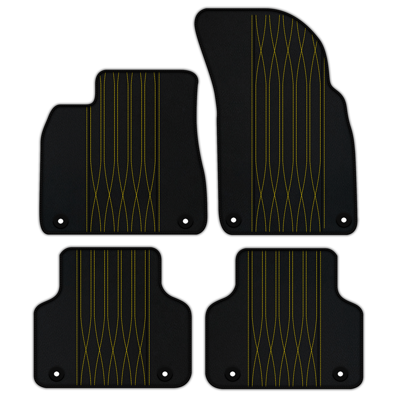 Customizable Leather Floor Mats with AW33 Pattern for Bentley Bentayga (2015-2023)