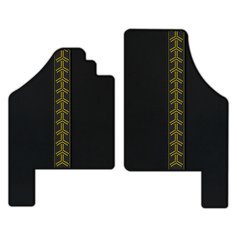 Customizable Leather Floor Mats with AW44 Pattern for Lamborghini Murcielago (2001-2010)