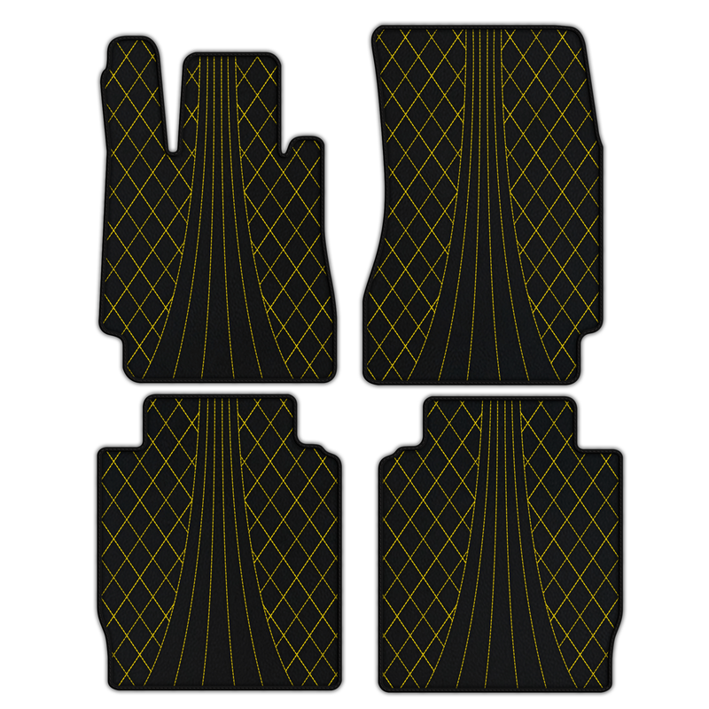 Customizable Leather Floor Mats with AW14 Pattern for Mercedes Benz Maybach 57S (2003-2013)