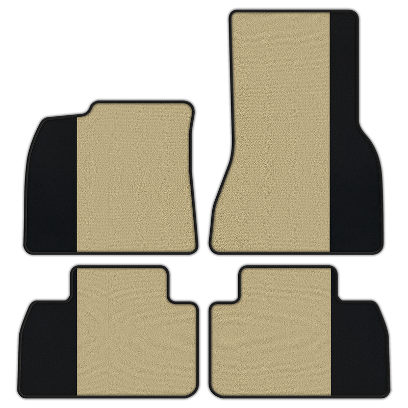 Customizable Floor Mats From Carpet With Leather for Porsche Macan EV (2024-2026) Electric SUV