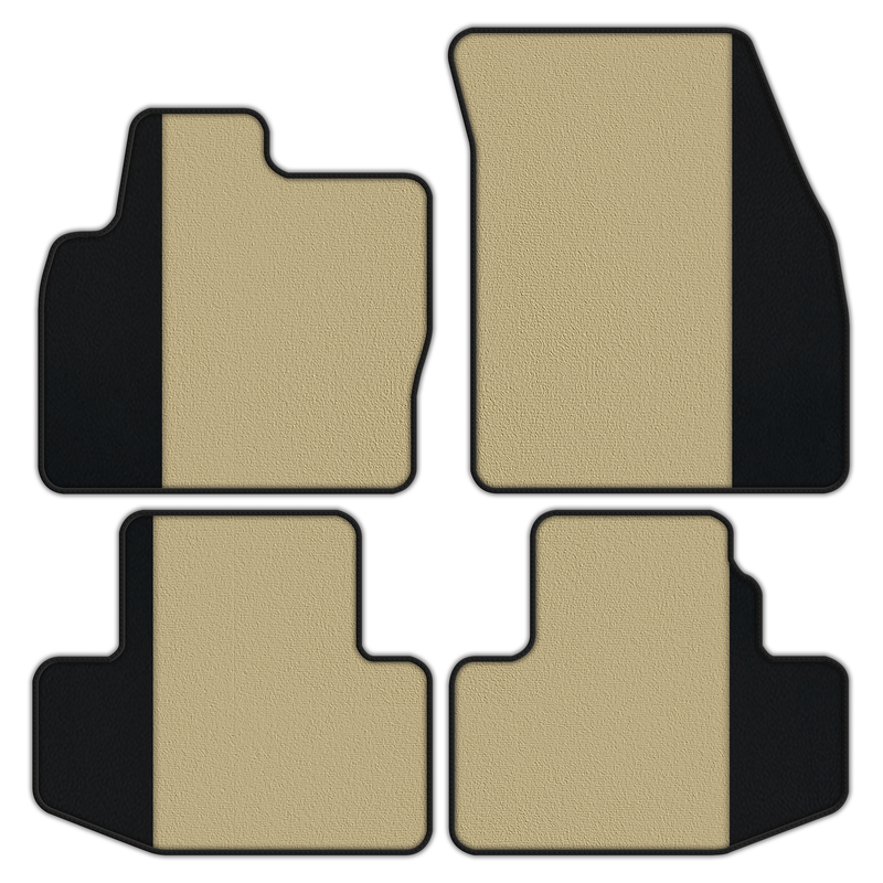 Customizable Floor Mats From Carpet With Leather for Range Rover Evoque (2016-2024) Convertible
