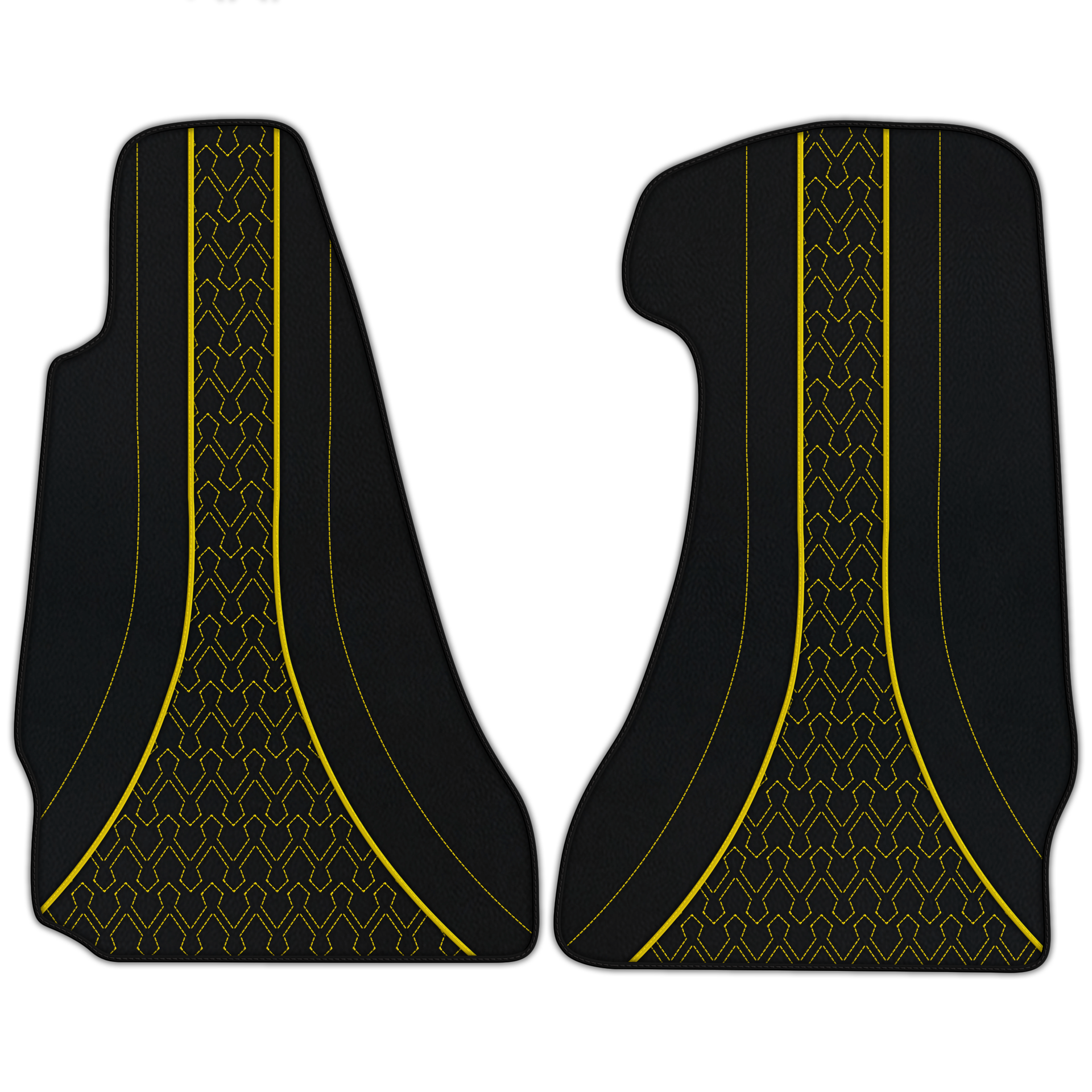 Leather Floor Mats for Aston Martin DBX 2020-2023 | AW03 Pattern