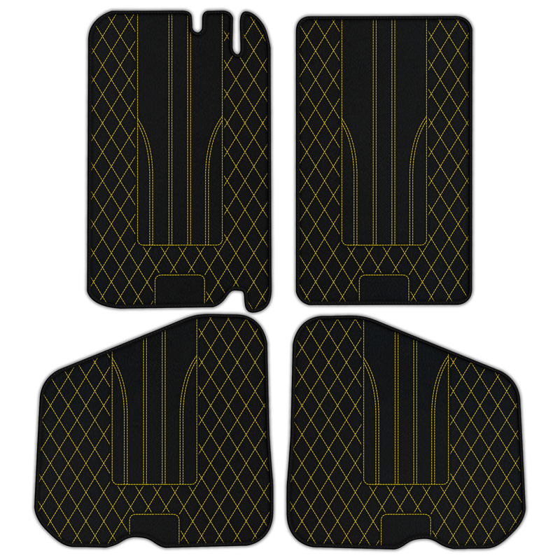 Customizable Leather Floor Mats with AW16 Pattern for Rolls Royce Shadow (1965-1977)