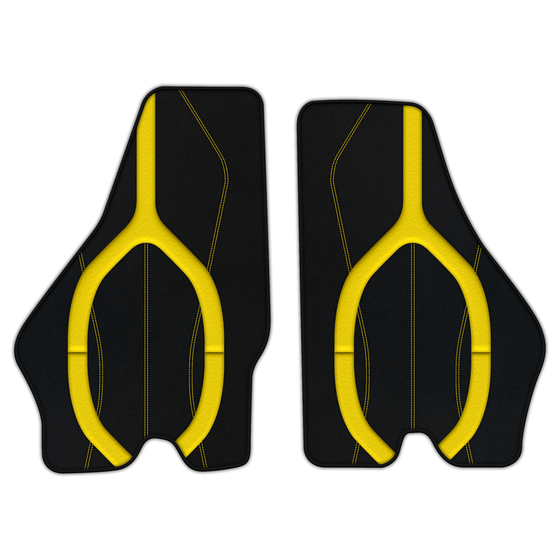 Customizable Leather Floor Mats with AW21 Pattern for Lamborghini Jalpa (1981-1988)