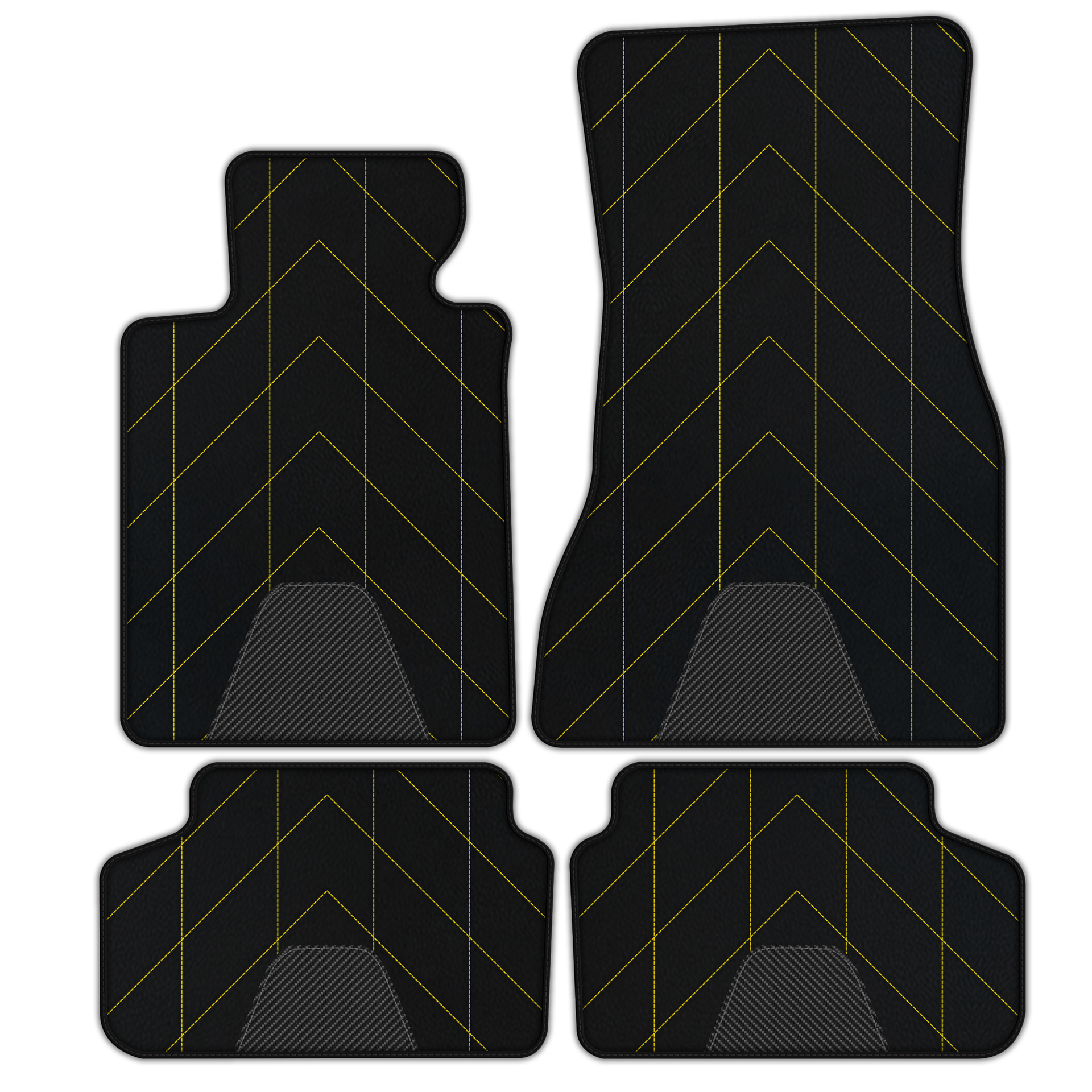 Customizable Premium Leather Floor Mats for BMW F01 (2008-2015)