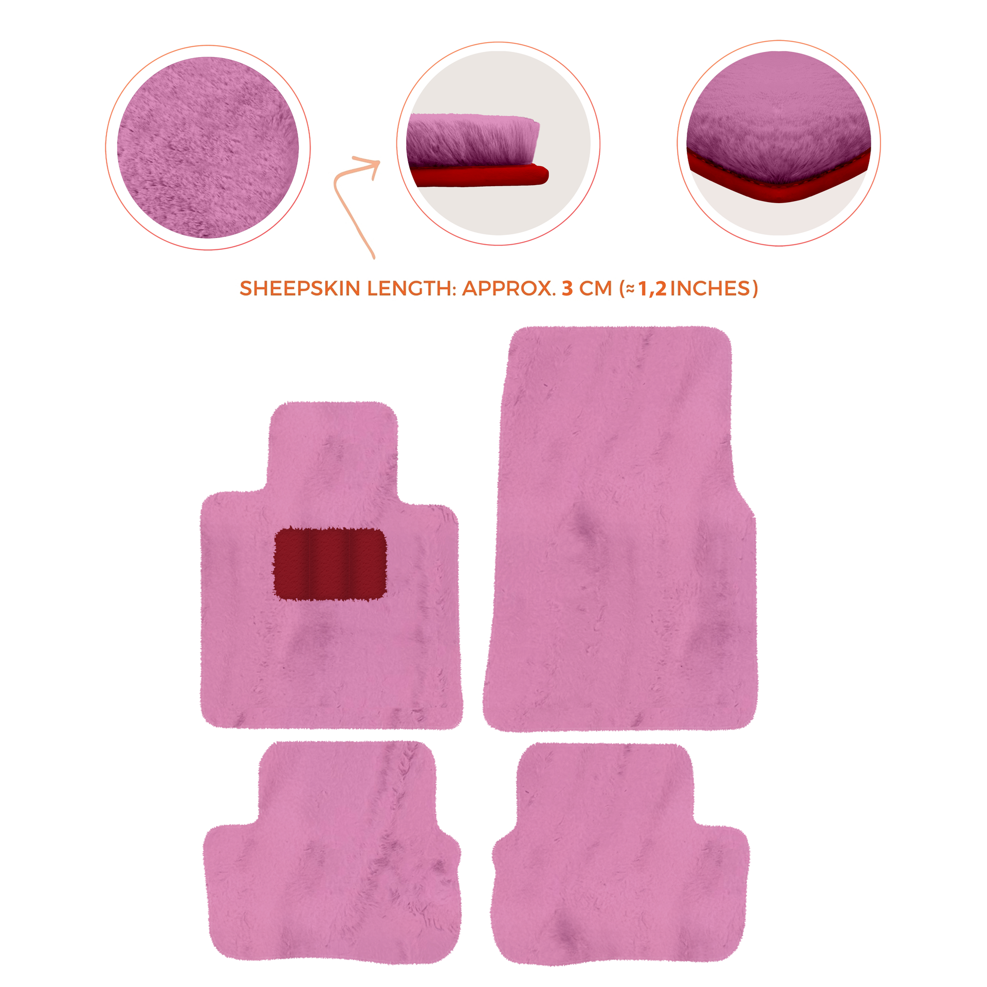 Premium Sheepskin Floor Mats for Rolls-Royce Cullinan (2018-2025)