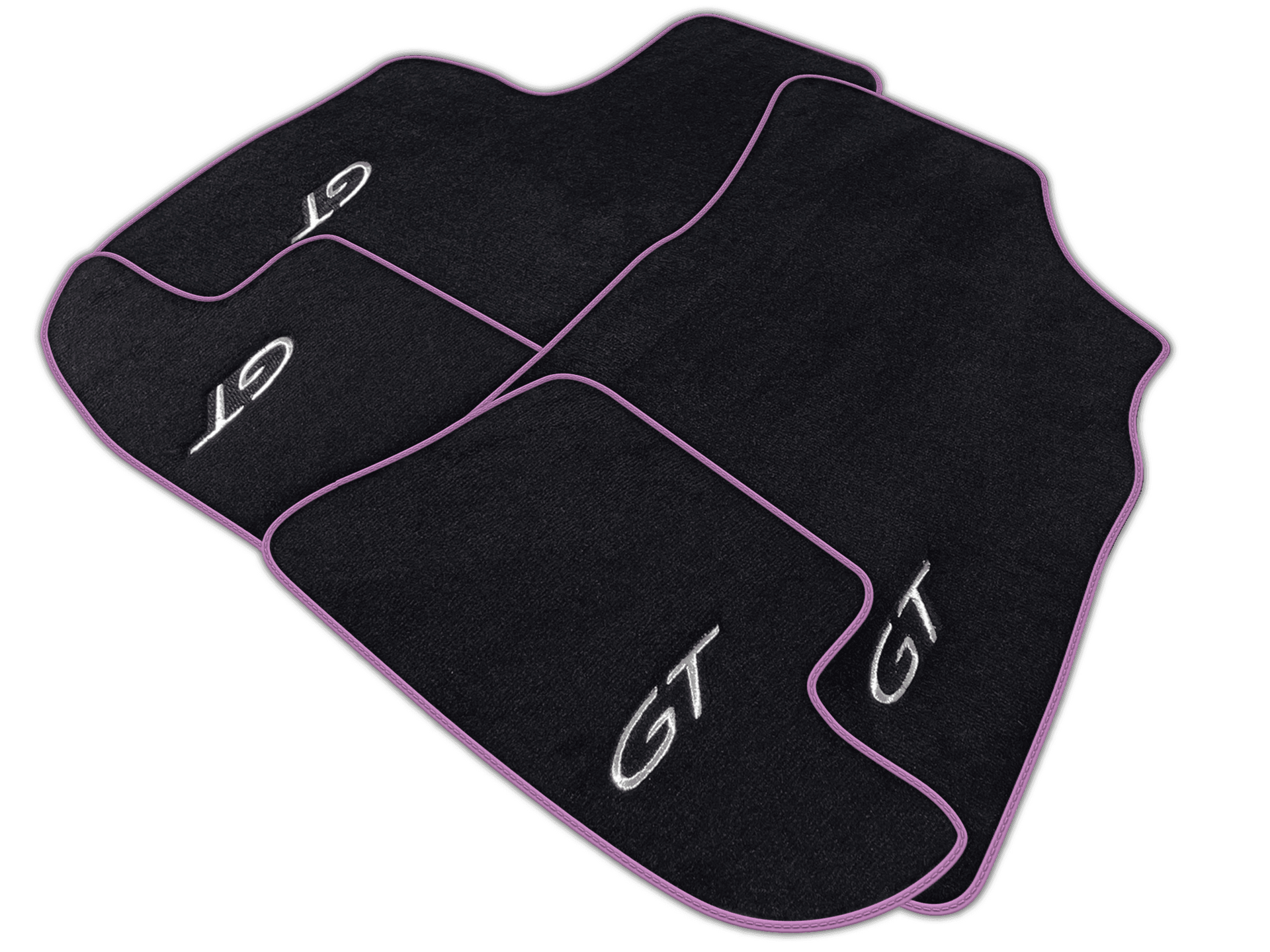 Black Floor Mats for Bentley Continental GT (2003-2011) | Various Trim Colors