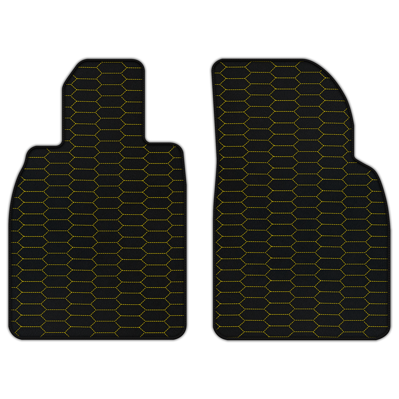 Individualisierbare Leder-Fußmatten mit Raptor-Wabenmuster für Porsche 911 GT3 RS (991) 2015–2019