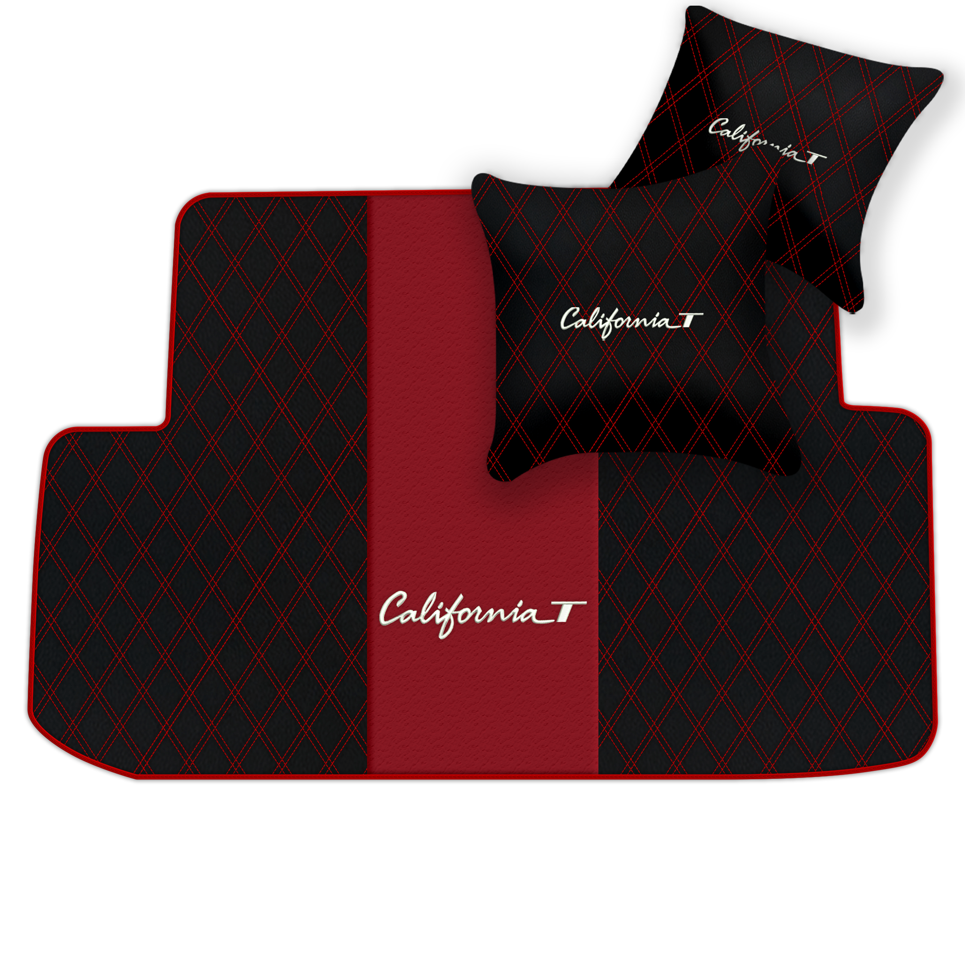 Tapis de voiture noirs pour Ferrari California T 2015–2018 - AutoWin