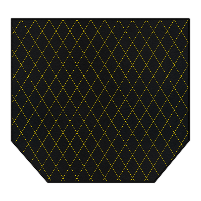 Customizable Leather Trunk Floor Mats with Single Diamond Pattern for Ferrari 360 (1999-2005)