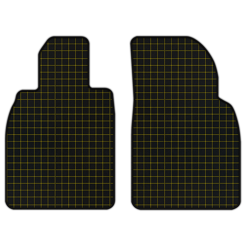 Customizable Leather Floor Mats with Square Pattern for Porsche 911 GT3 RS (991) 2015–2019
