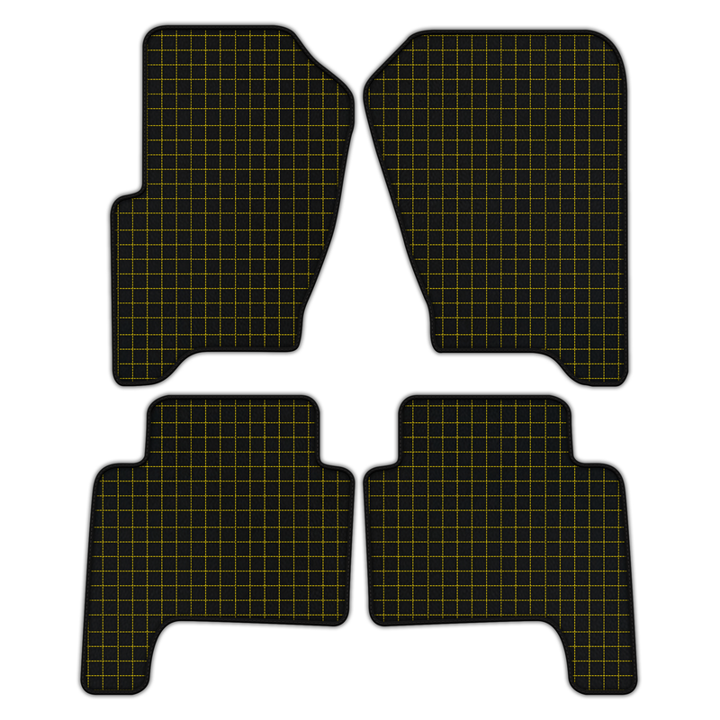 Customizable Leather Floor Mats with Square Pattern for Range Rover Sport (2005-2010)