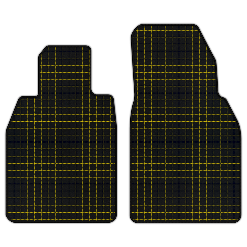 Customizable Leather Floor Mats with Square Pattern for Porsche 911 GT3 RS (992) 2023–2026