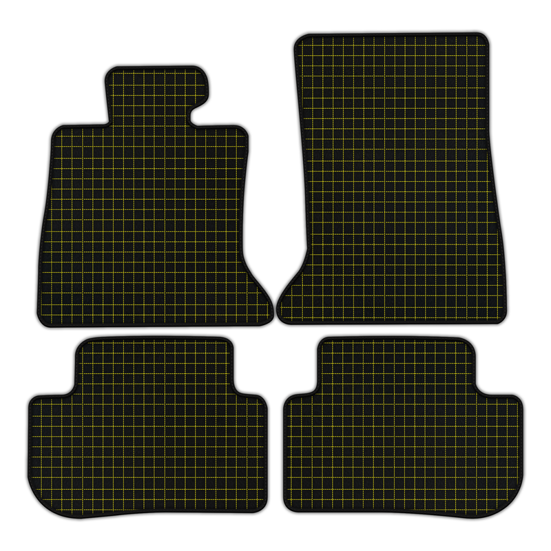 Customizable Leather Floor Mats with Square Pattern for Rolls Royce Dawn (2016-2023)