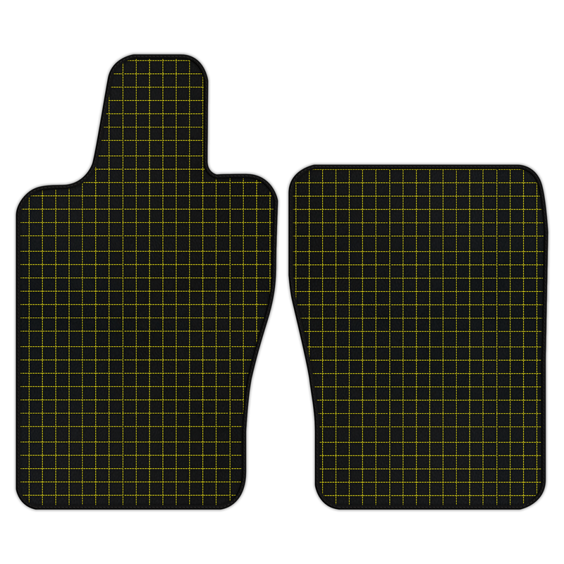 Customizable Leather Floor Mats with Square Pattern for Aston Martin Vantage (2019-2025)