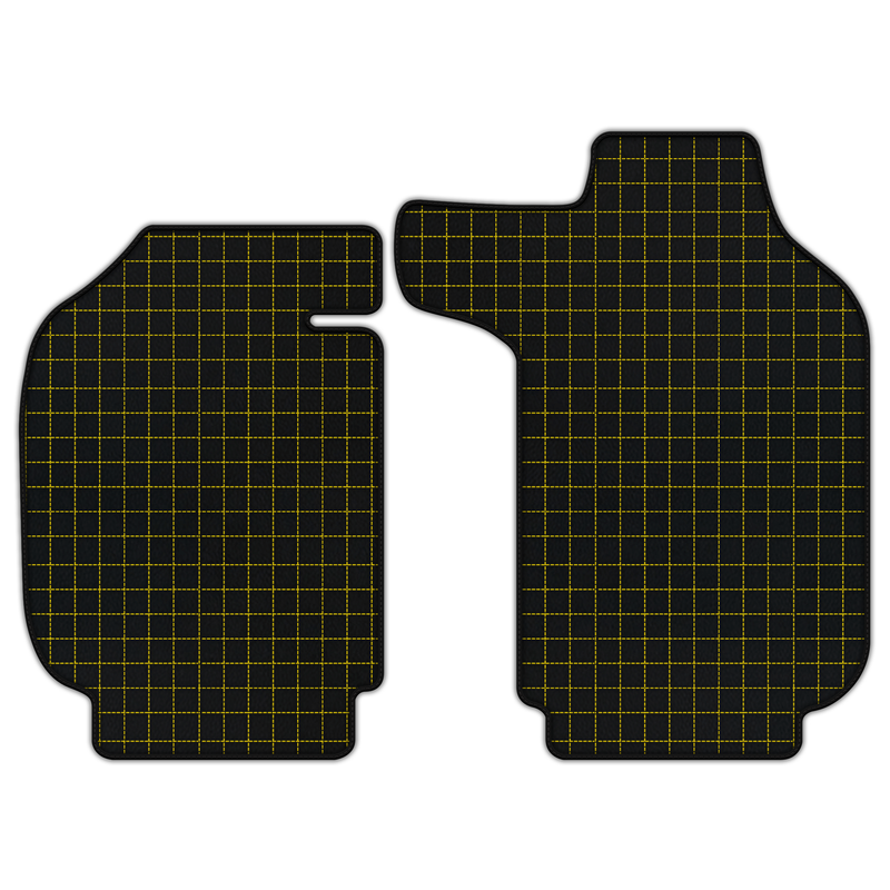 Customizable Leather Floor Mats with Square Pattern for Porsche 911 SC (1978–1983)
