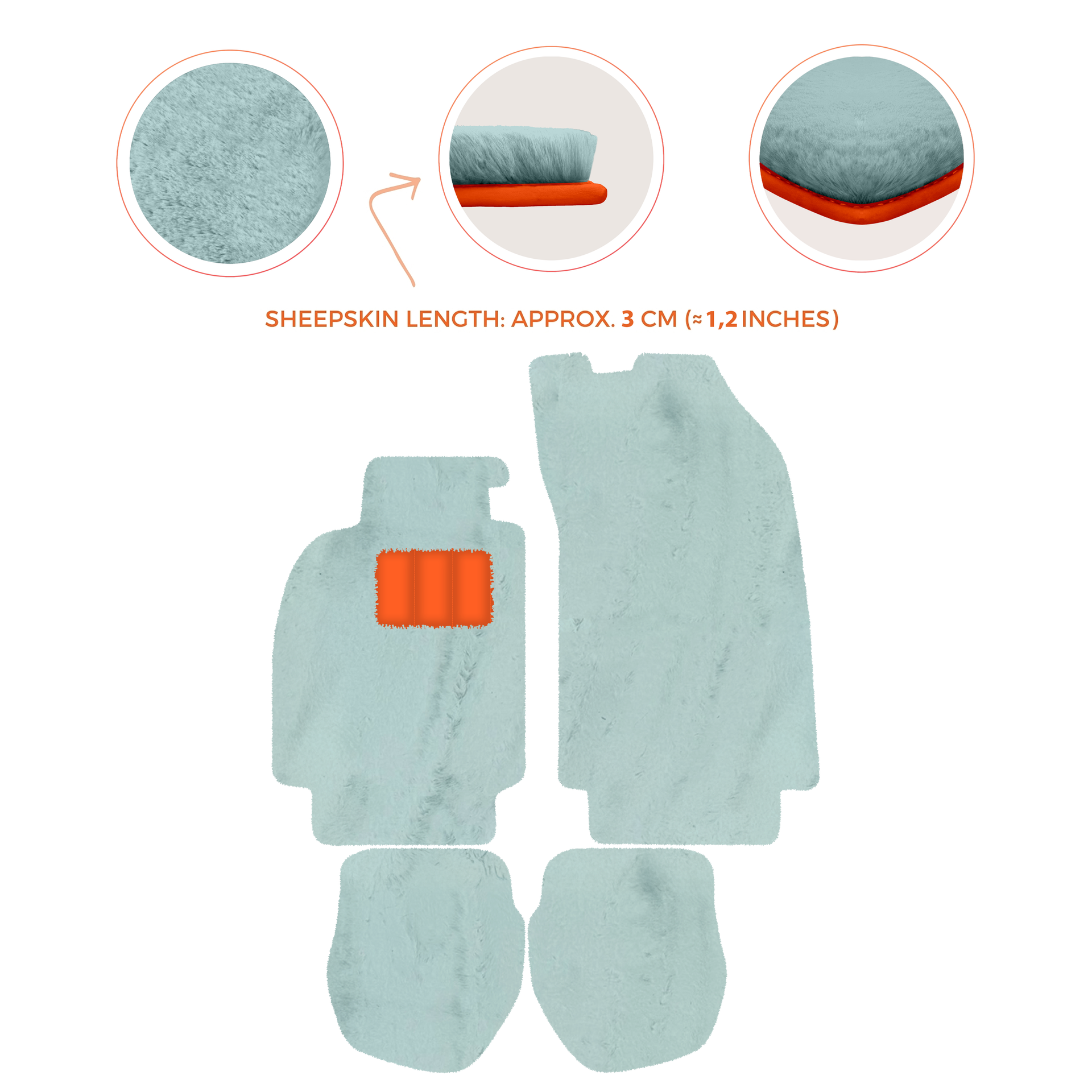 Schwarze Fußmatten für Porsche 911 - 964 (1989-1994) mit Carbon - AutoWin