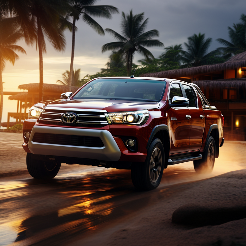 Tappetini su misura per Toyota Hilux Double Cab (2016-2023)