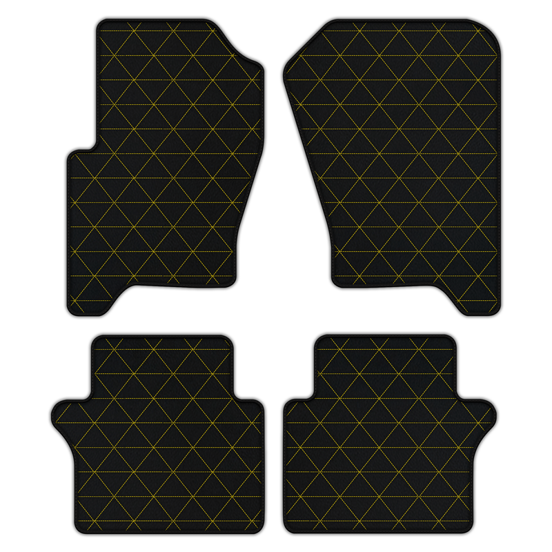Customizable Leather Floor Mats with Triangle Pattern for Range Rover Sport (2010-2013)