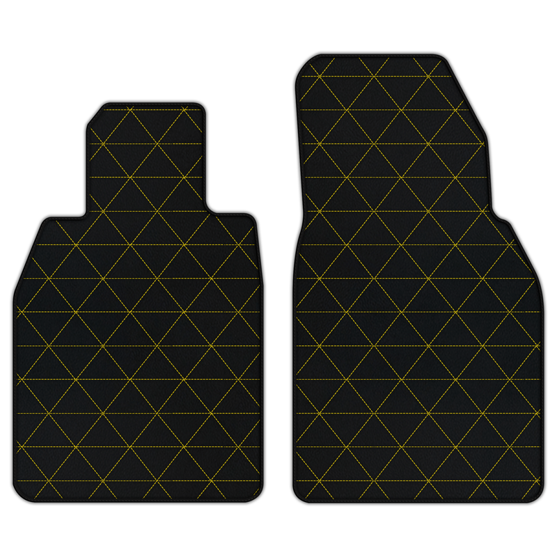 Customizable Leather Floor Mats with Triangle Pattern for Porsche 911 GT3 RS (992) 2023–2026