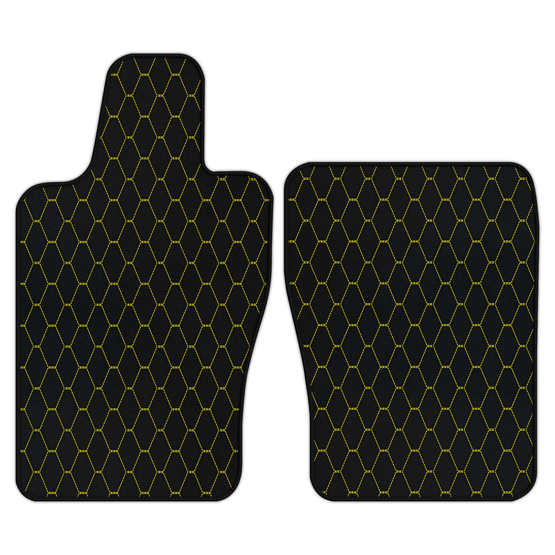 Customizable Leather Floor Mats with Vertical Hex Pattern for Aston Martin Vantage (2019-2025)