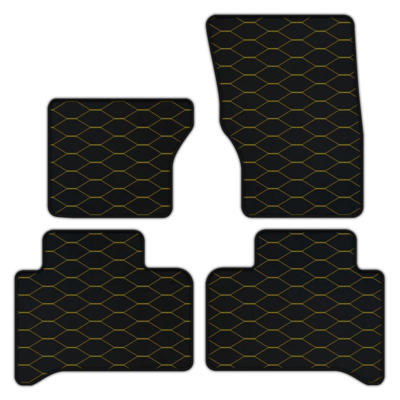 Customizable Leather Floor Mats with Viper Hex Pattern for Range Rover Sport (2013-2022)