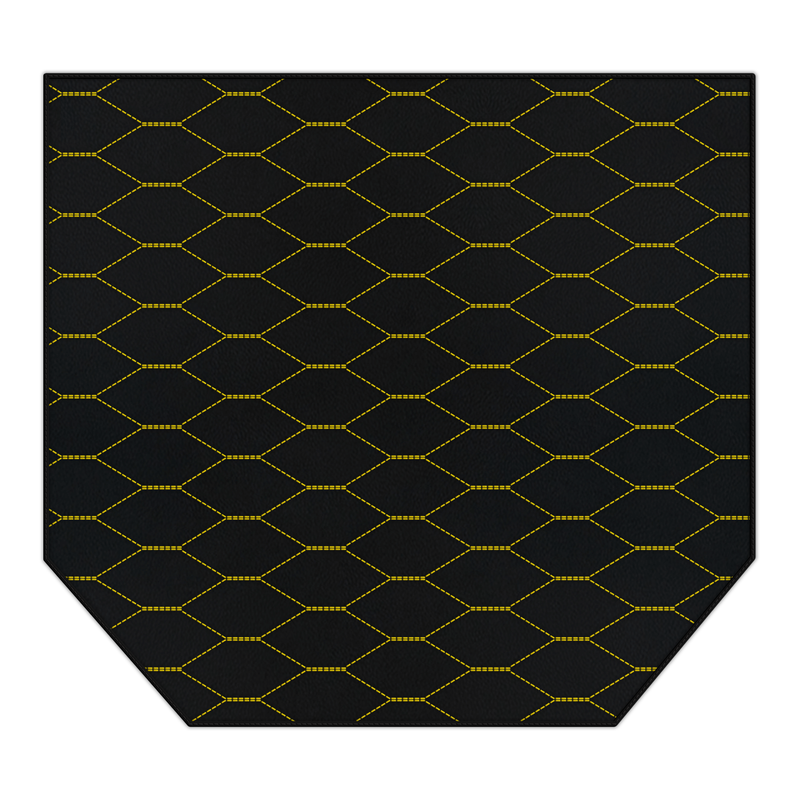 Customizable Leather Trunk Floor Mats with Viper Hex Pattern for Ferrari 360 (1999-2005)