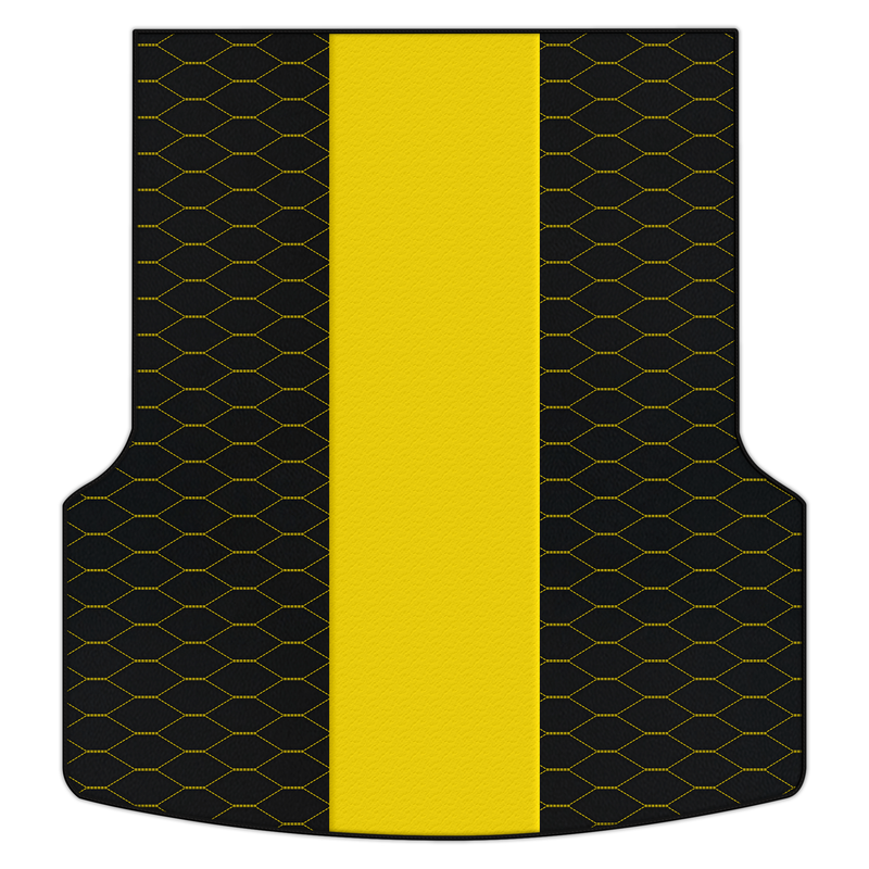 Customizable Leather Trunk Floor Mats with Viper Hex Pattern for Bentley Flying Spur (2019-2023)