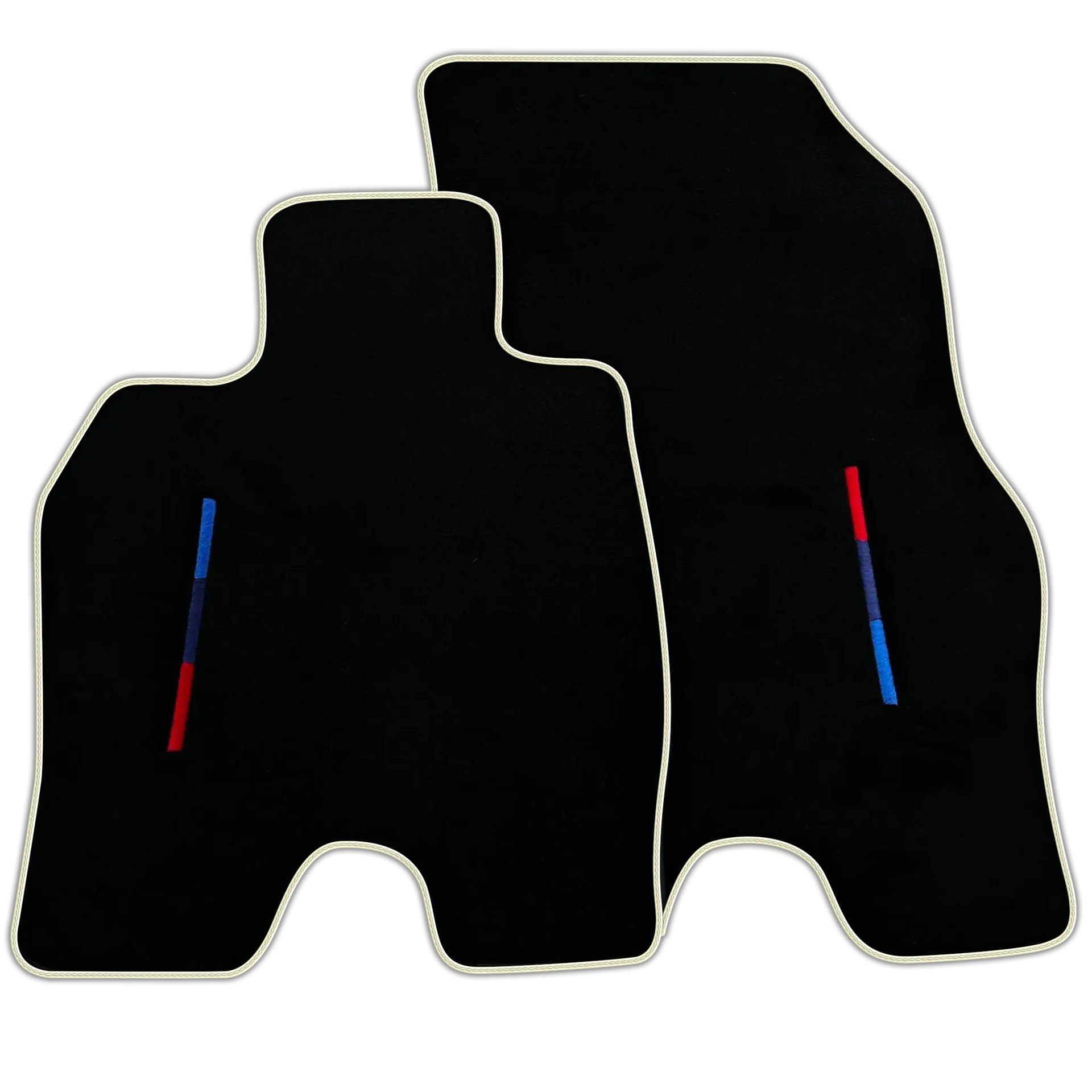 Black Floor Mats for BMW 5 Series G30 (2016-2023) | Leather Trim