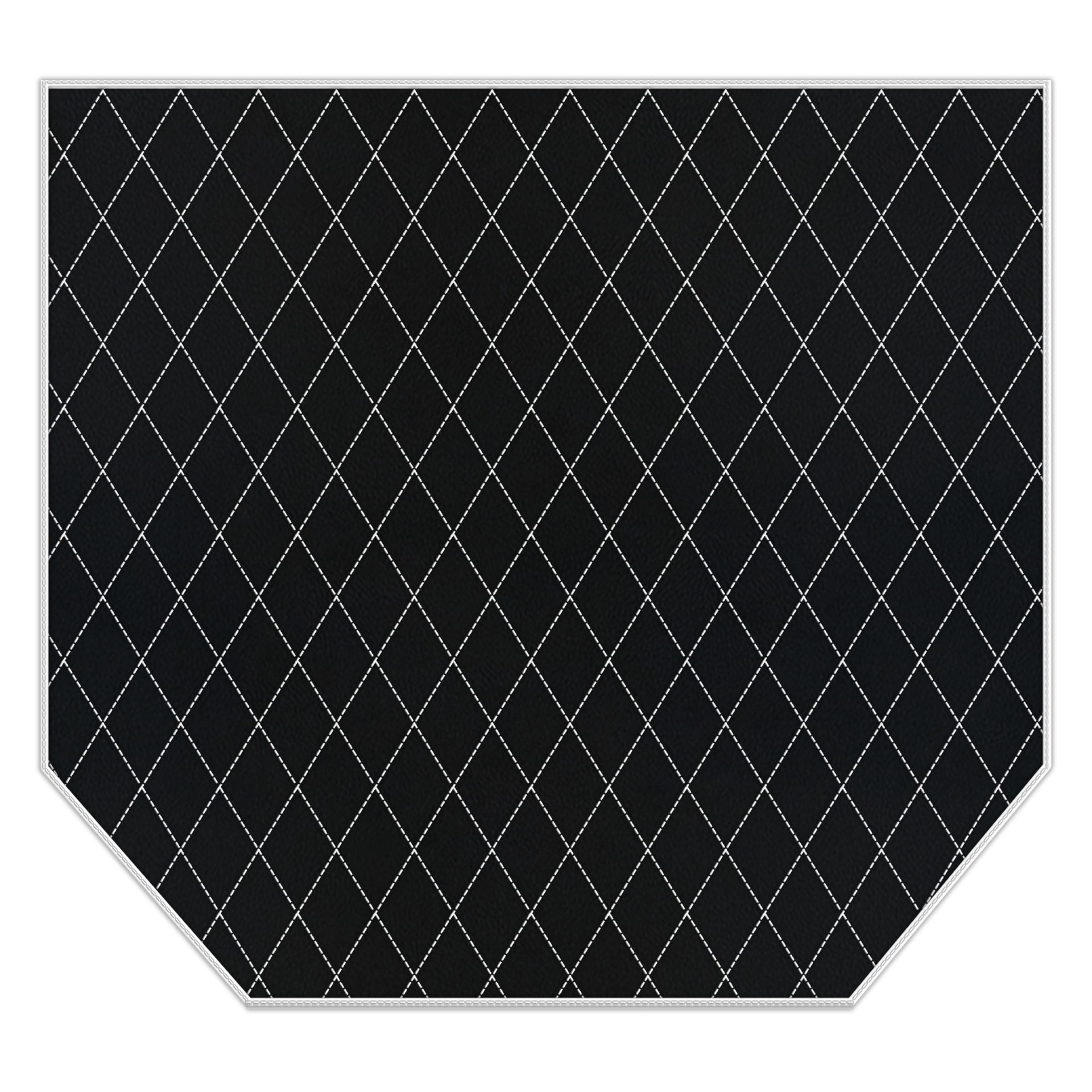 Tappetini per auto neri per Ferrari 360 Modena 1999-2005 con pelle Alcantara rossa - AutoWin