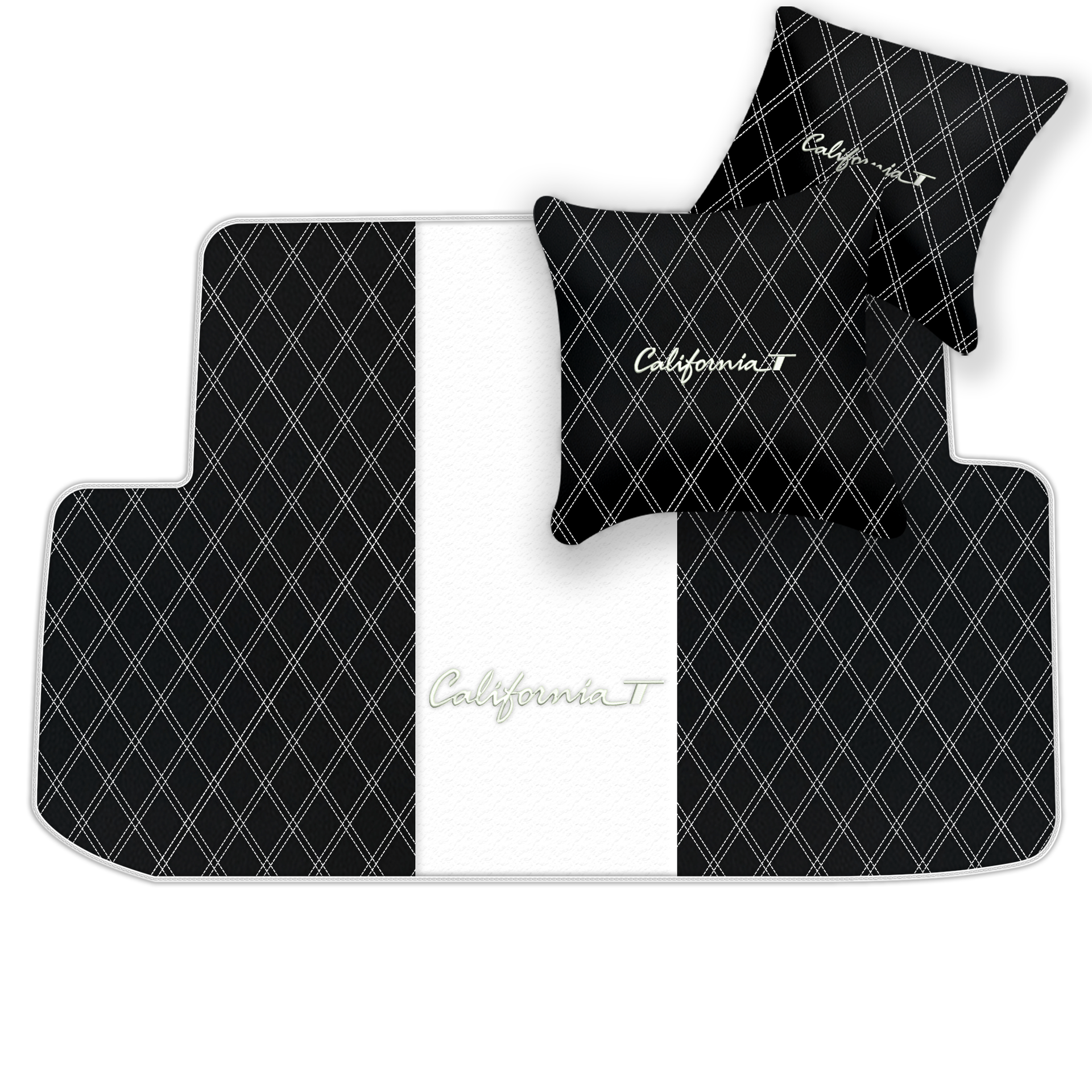 Tapis de voiture noirs pour Ferrari California T 2015–2018 - AutoWin