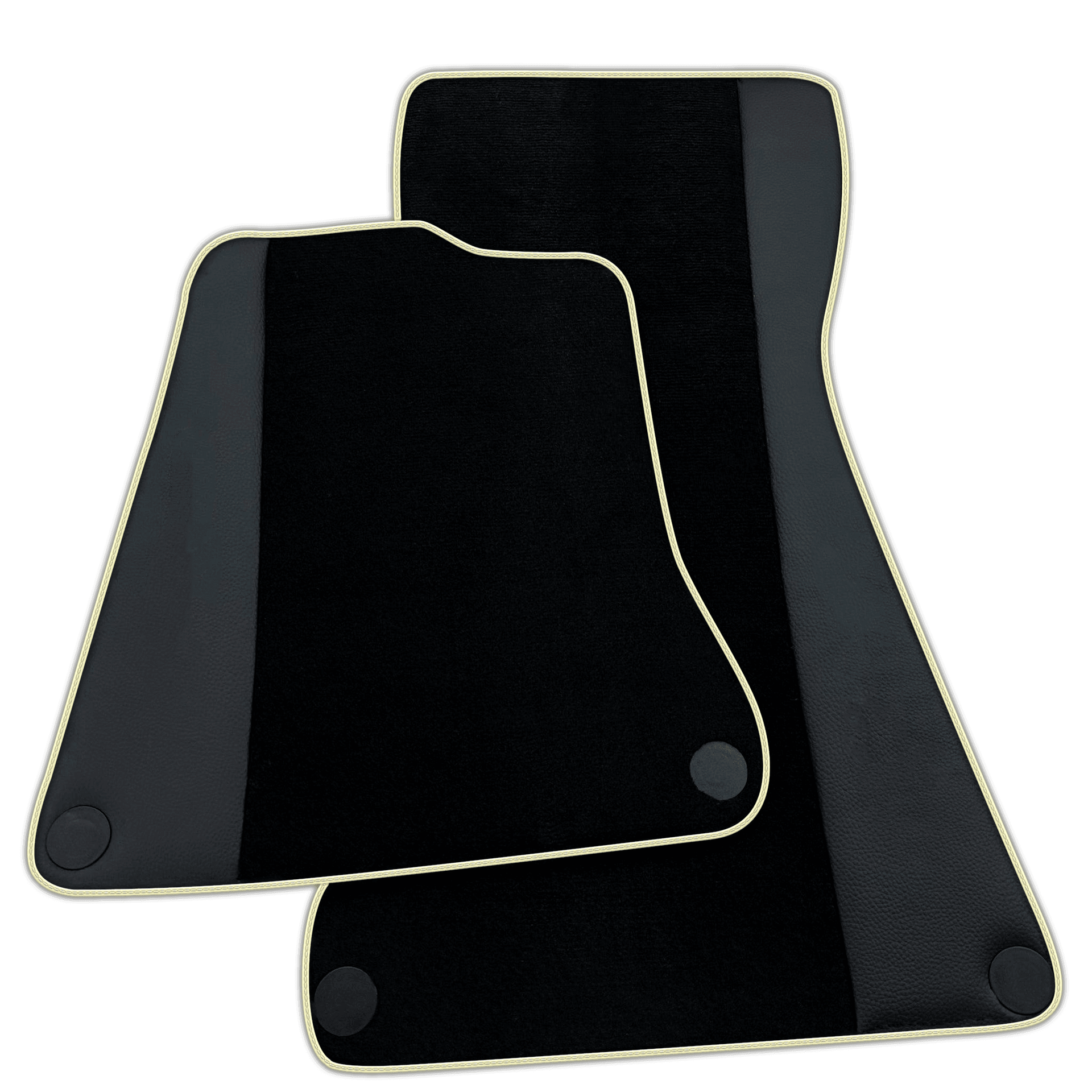 Black Floor Mats for McLaren 570S (2015-2021) with Leather