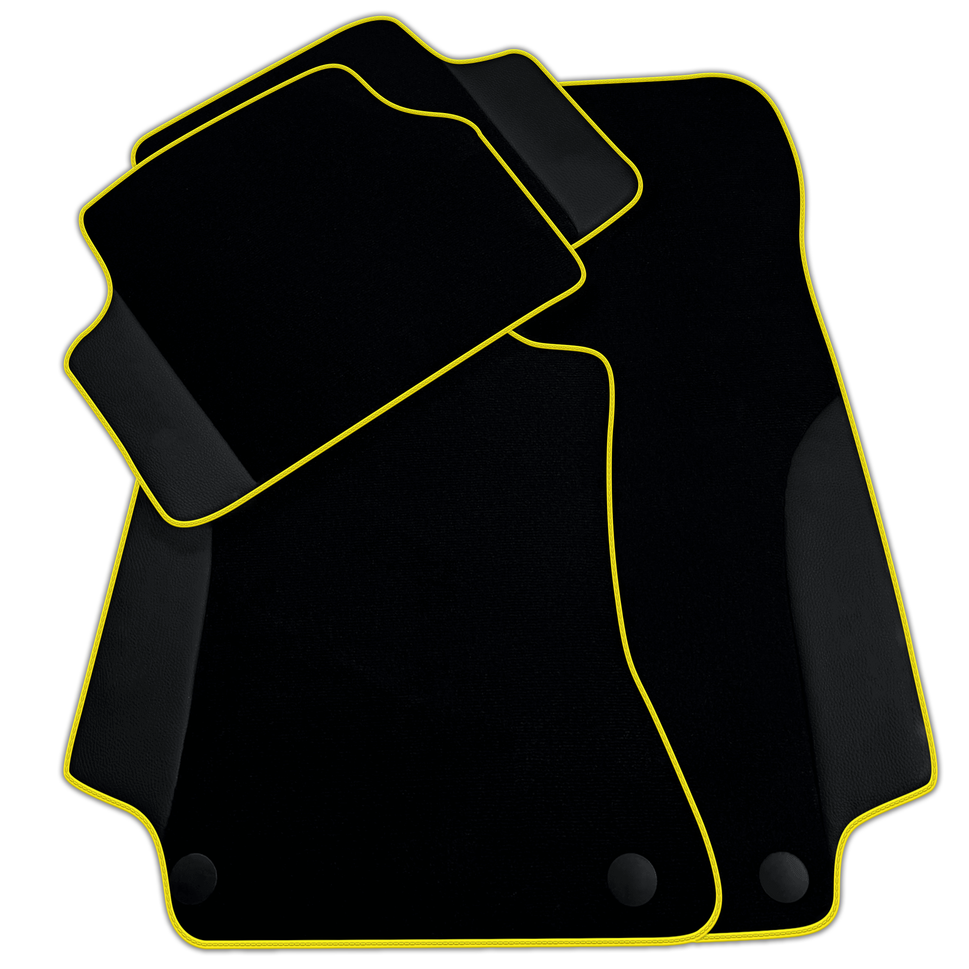 Customizable Black Floor Mats For Mercedes Benz CLS-Class C218 Coupe Facelift (2014-2018)