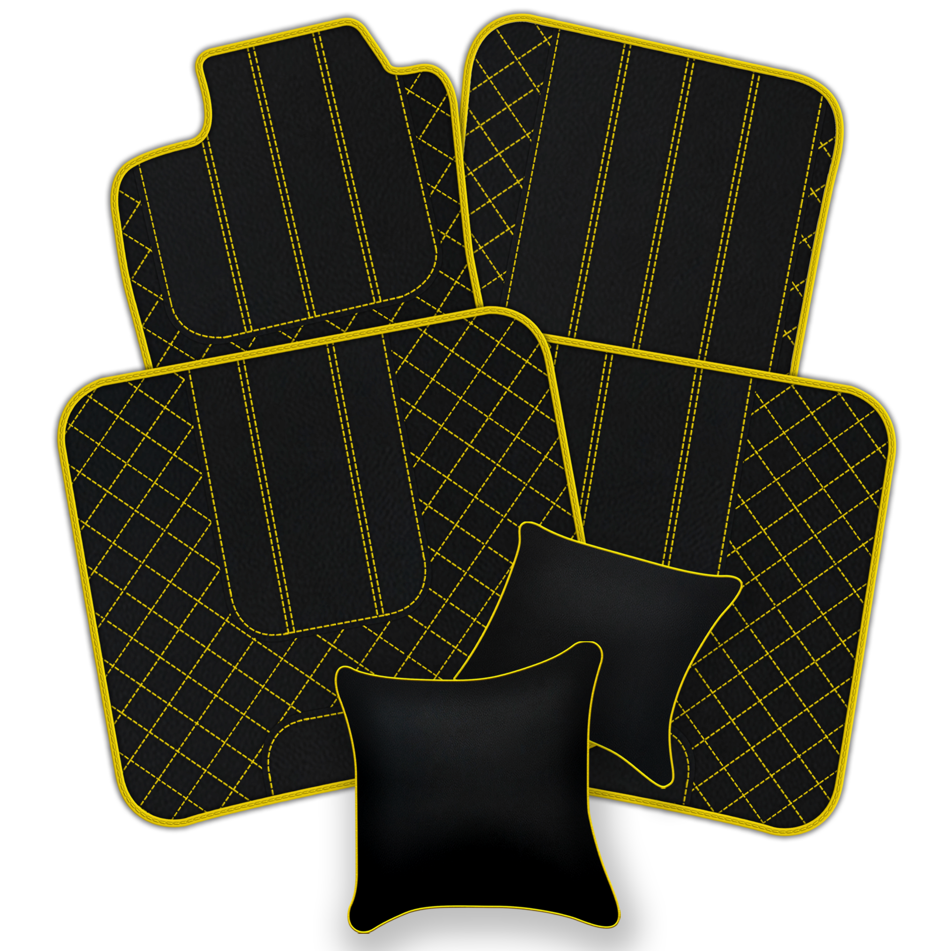 Tappetini per auto grigi per Bentley Flying Spur (2019-2023) - AutoWin