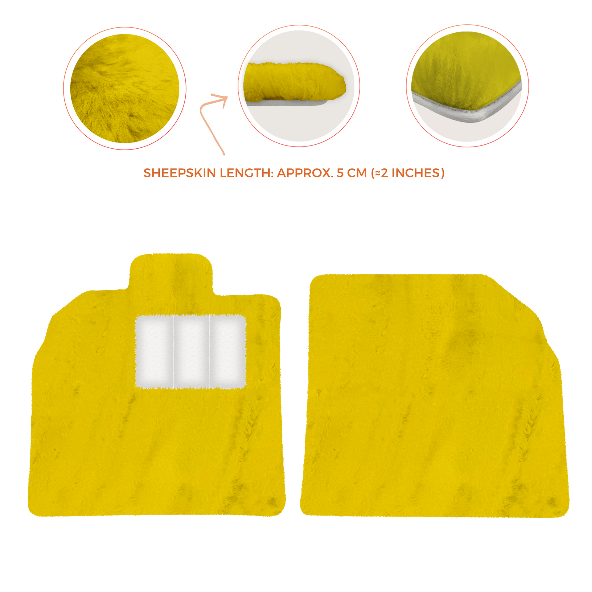 Customizable Black Floor Mats for Lamborghini Aventador SV | Orange Edition - AutoWin.EU