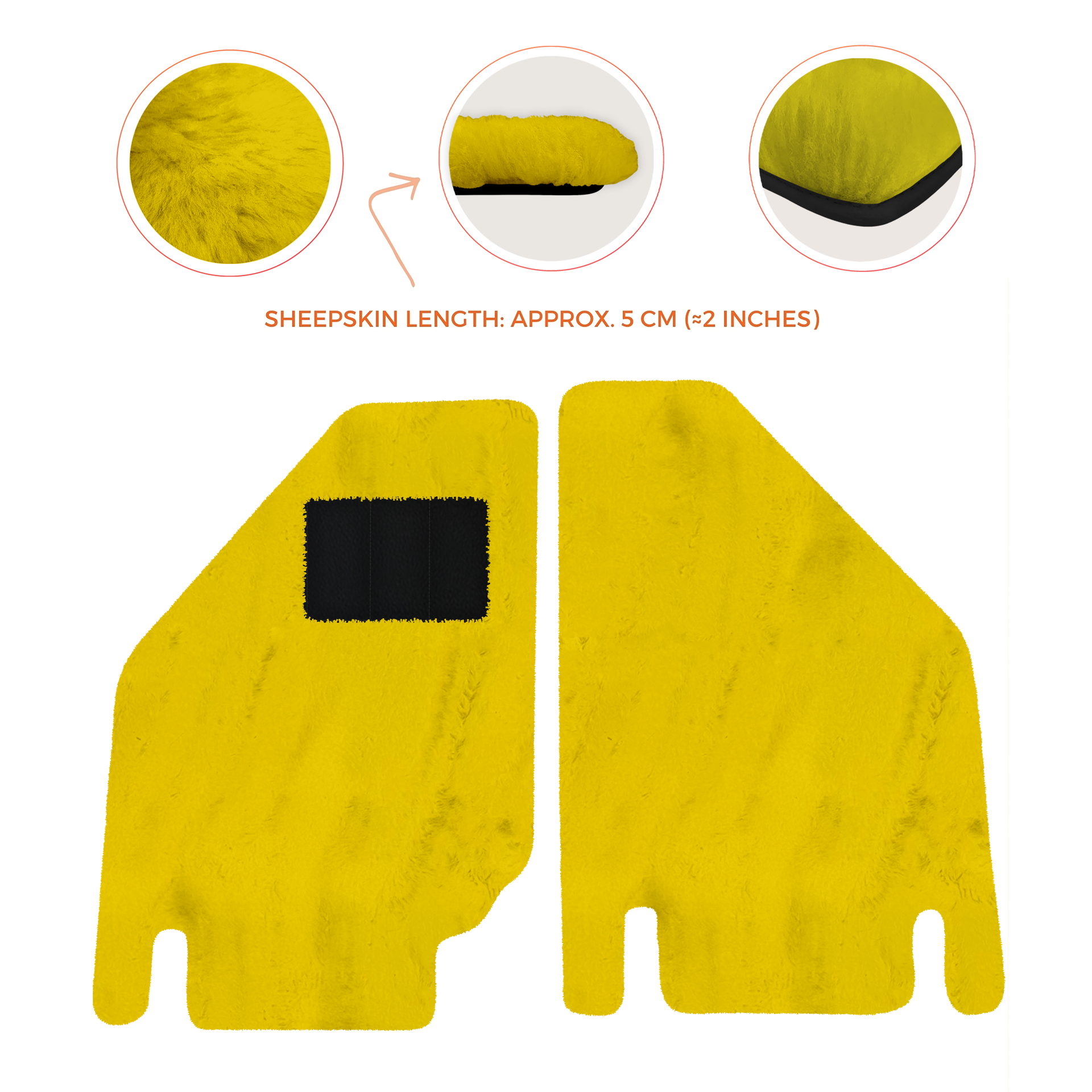Premium Sheepskin Floor Mats for Ferrari Purosangue (2023-2024)