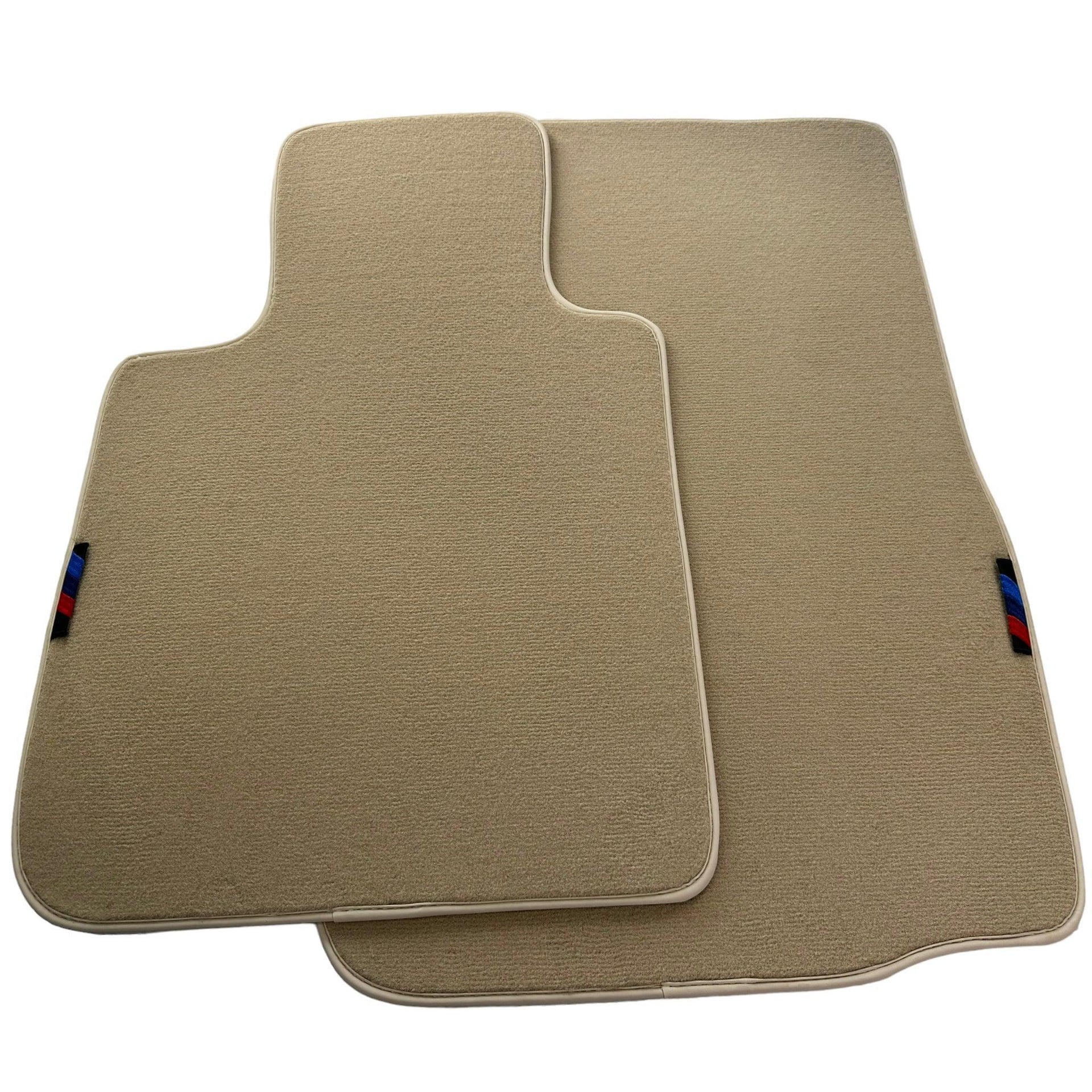 Beige Floor Mats For BMW Z4 Series E86 Coupe (2003-2008) With M Package - AutoWin